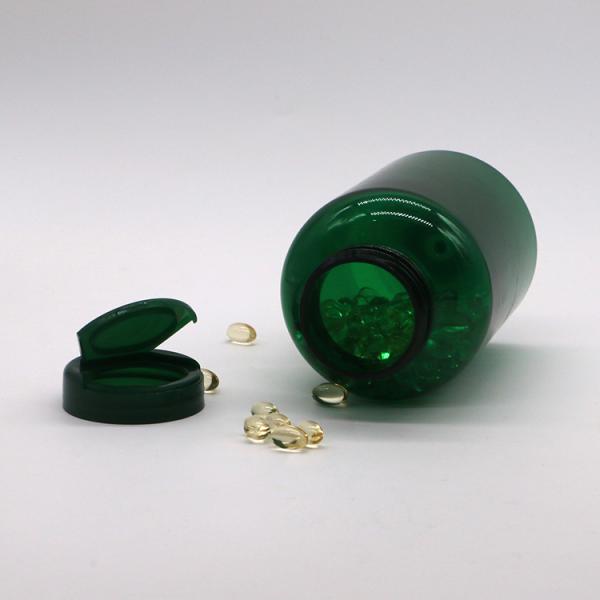 Capilla recargable de plástico medicinal PET de 350 ml para cápsulas de medicamentos recargables