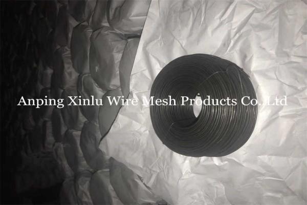 16 Gauge Black Annealed Tie Wire Anti Corrosion 1mm - 2mm Diameter Double Loop Rebar Binding Wire