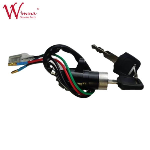 Conjunto de interruptor de ignição de motocicleta de boa qualidade para JH70 Push Button 4 fios com 2 teclas