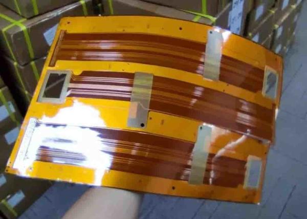 Yellow Flex PCB Board, Flexible PCB Board, ENIG Surface Finishing Prototype