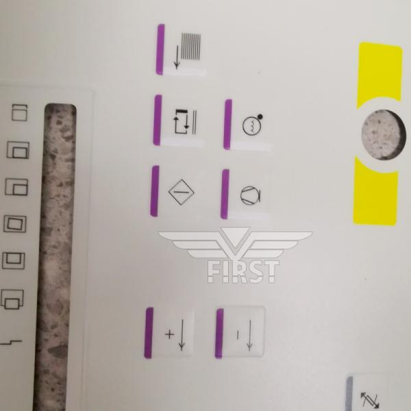 White Color Membrane Panel Symbol Letter Label For Heidelberg SM102 Printing Machine Sticker in 63*21.2 or 37*15.5CM Size