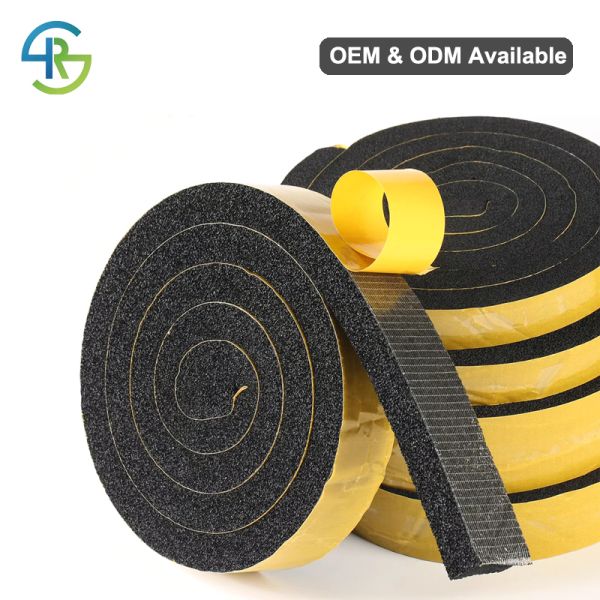 Open Cell Foam Weather Stripping EPDM Foam Seal Strip Self Adhesive