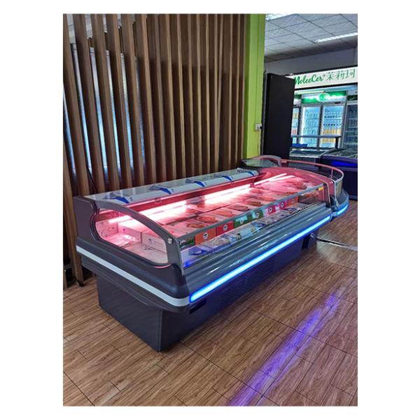 Horizontal High-End European Design Fresh Meat Refrigerated Storage Display Freezer