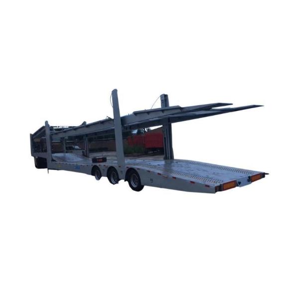 2/3axles 6/8 Cars Air Suspension Transport Semi Trailer with Jost E100 Landing Gear