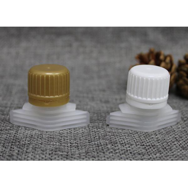 la jalea de 16m m/la leche/el plástico del paquete de la máscara/de la crema vierten los canalones con los tapones de tuerca