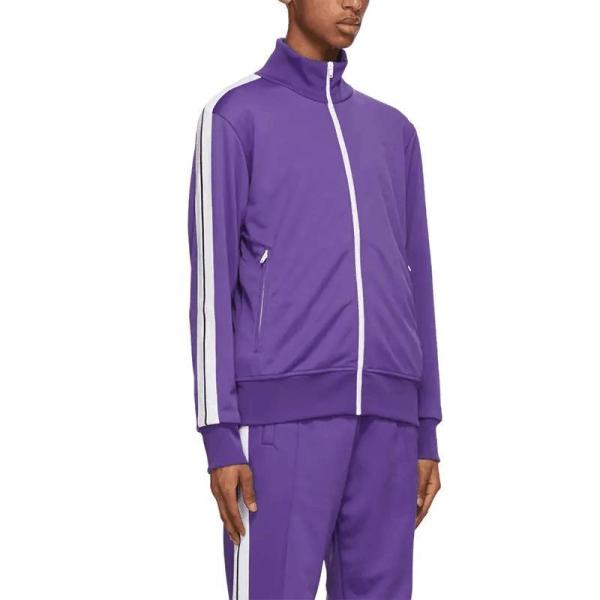                  Custom Logo Sweatsuit Sets Casual Sportswear Men Striped Running Wear Training Jogging Wear             