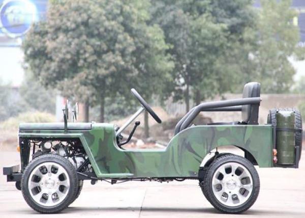 Air Cooling 125cc Kids Buggy Go Kart With 1 Oil Box / 2 Real Leather Seat
