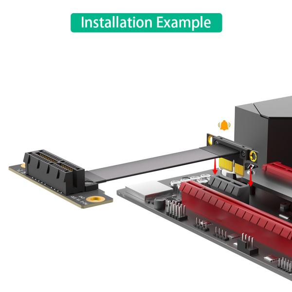 ATX PCI E Pci Express Extension Cable 36PIN 1X Extension Cable With Gold Plated Connector