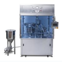 Máquina tampando de enchimento preenchida médica automática de alta velocidade da seringa descartável plástica do gel