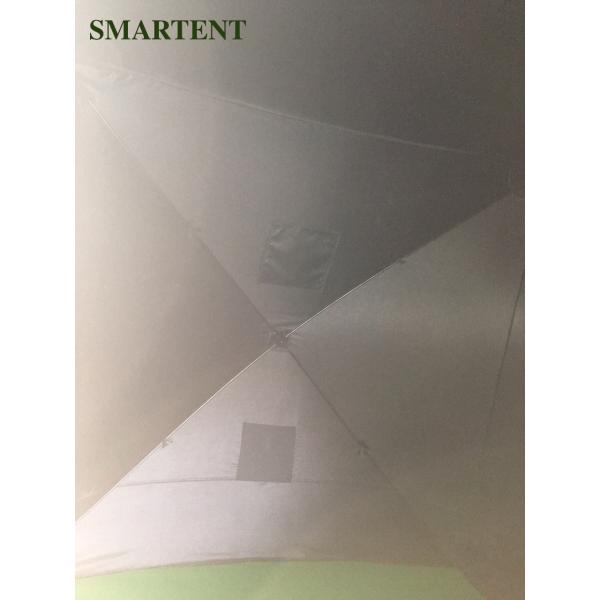 147X147X165CM Черная палатка для работы на открытом воздухе Водостойкая стекловолокна Покрытая полиэстером 150D Один человек переворачивается над льдом