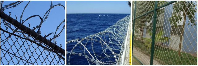 Galvanized Razor Barbed Wire Cross Fence for Protection Perimeter