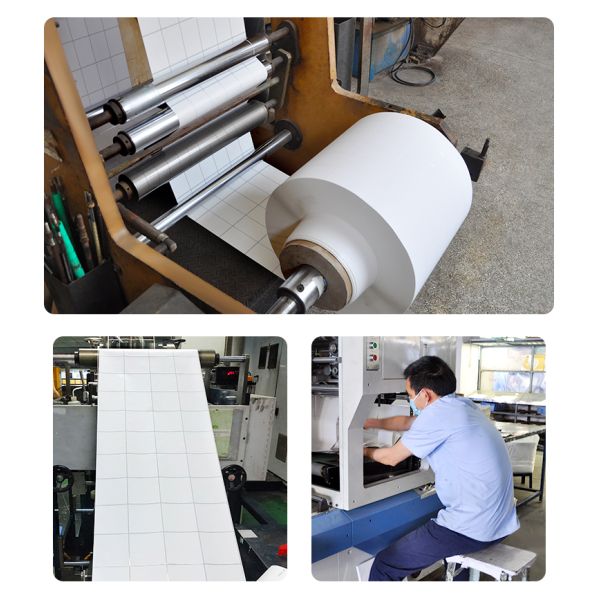 3 Ply Carbonless Paper Roll 100% Wood Pulp 92%-100% Brightness For POS Machines