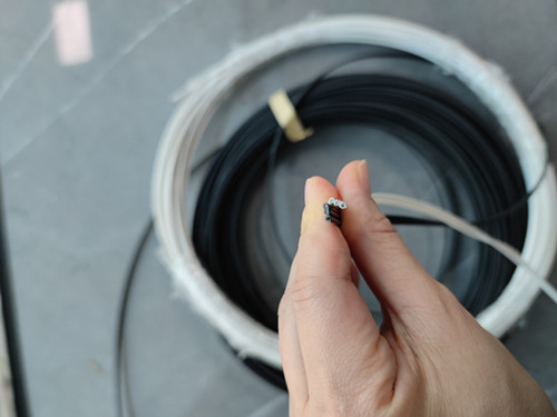 250um Color Coating G652D 2 Cores Ftth Fiber Optic Drop Cable FRP Reinforced For Outdoor