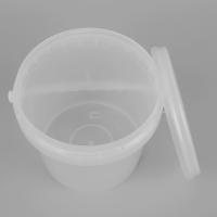 Litres de petite taille d'impression d'écran de seau en plastique transparent d'approbation de GV 2