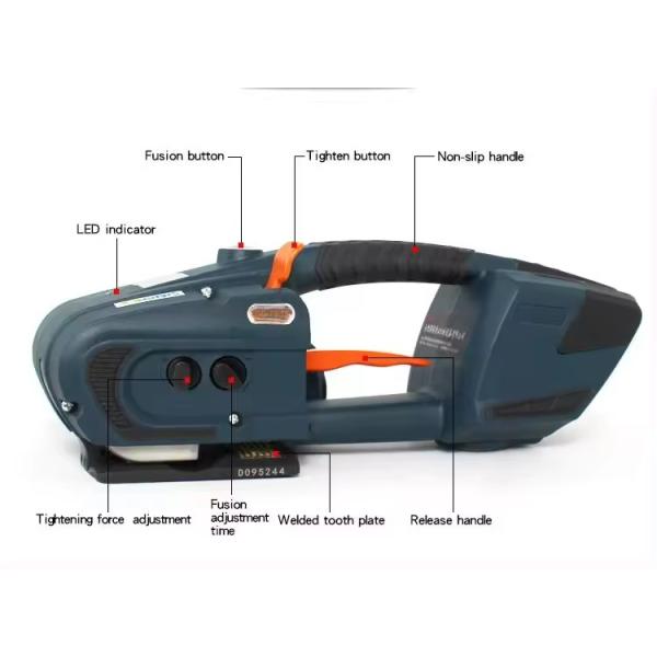 Building Material Shops Electric PP PET Strapping Tool JDC13/16 Manual Banding Tools
