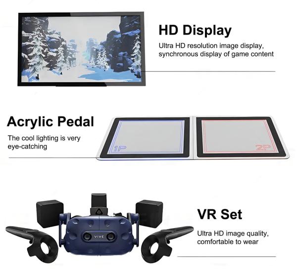 9D VR Machine with Immersive Gaming Experience  VR Shooting Game Machine