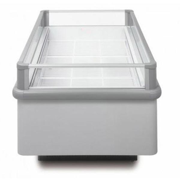 Freezer And Fridge Interchangeable Island Display Refrigerator