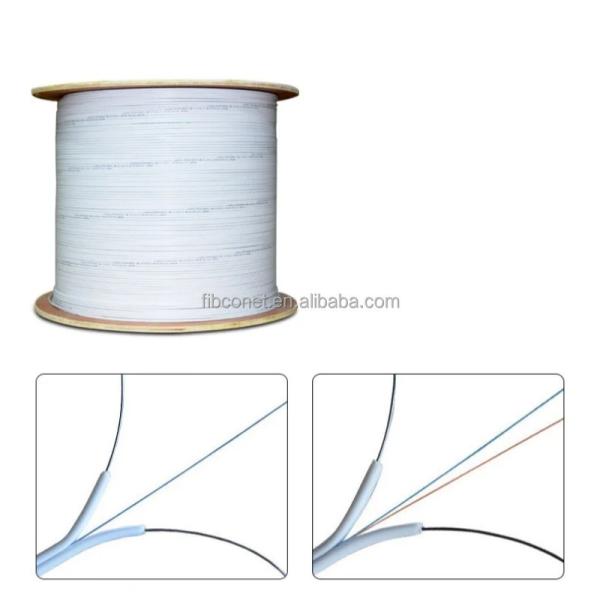 1 Core 10mm LSZH Jacket FTTH Drop Cable Fiber Optic Cable Ideal for Indoor and Outdoor