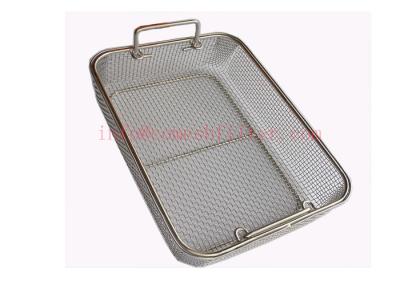 304 316 Grade Stainless Steel Basket , Wire Mesh Baskets For Storage