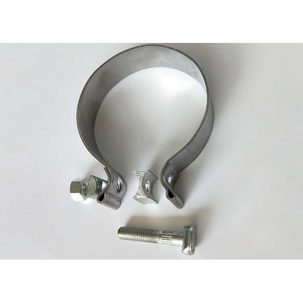 O Type Stainless Steel Narrow Band Bolt 2.25 Exhaust Clamp