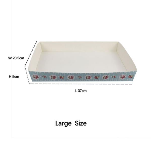 Oven Safe Long Rectangle Paper Cake Baking Pans High Temperature Resistant Loaf Pans Paper