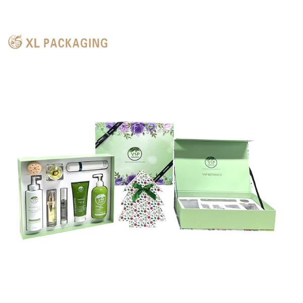 XL Packaging Custom Packaging Box Factory Eco-Friendly Custom Logo Magnetic Closure Large Luxury Cosmetic Box Skin Care Packaging With Removable Tray Durable Cardboard Perfect For Gifts & Branding