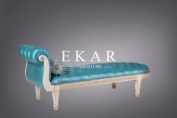 Old Style Luxury Classic Spanish Chaise Lounge Sofa FLN-M-GF401