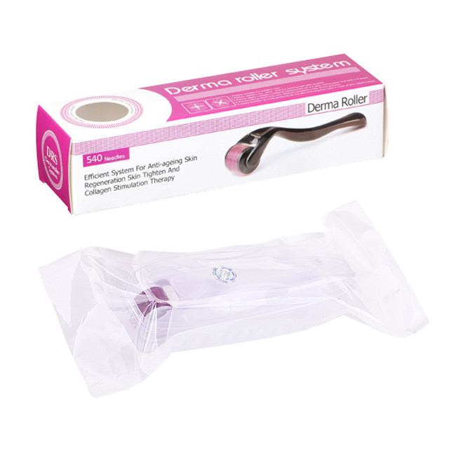 NO Plugs Type Medical Grade DRS540 Microneedle Derma Roller for Skin Care Routine