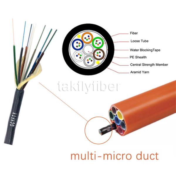 12C 24C 48C 96C GCYFTY Outdoor Fiber Optic Cable Non-Metallic HDPE GCYFXTY Air Blown Micro fO Cable