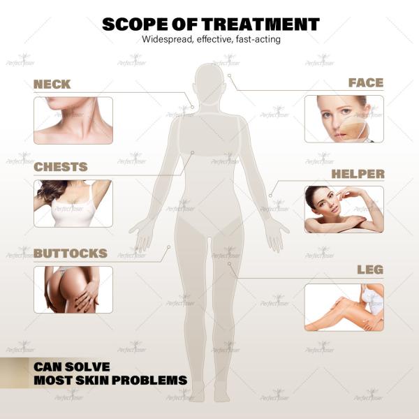 Five In One Multifunctional Laser Treatment System Hair Removal Skin Rejuvenation