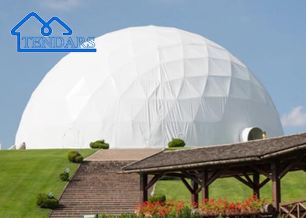 Custom Large White Dome Trade Show Marquee Tent Waterproof Commercial For Outdoor Events