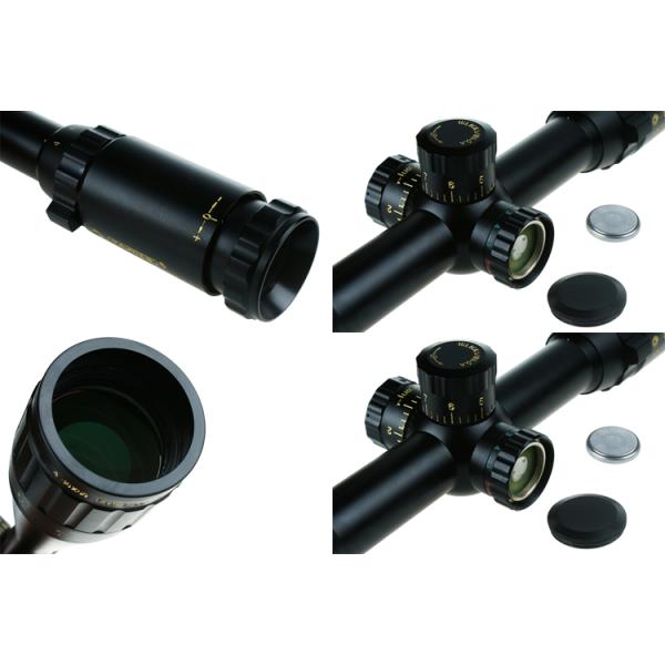 11mm/22mm Base Width Red and Green Illuminated 4-16x50 Scope for Long Range Shooting