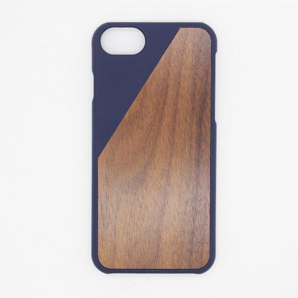 Bamboo & PC iPhone 7 / 8 Natural Wood Phone Case , Splicing Paste Wood Look Phone Cover