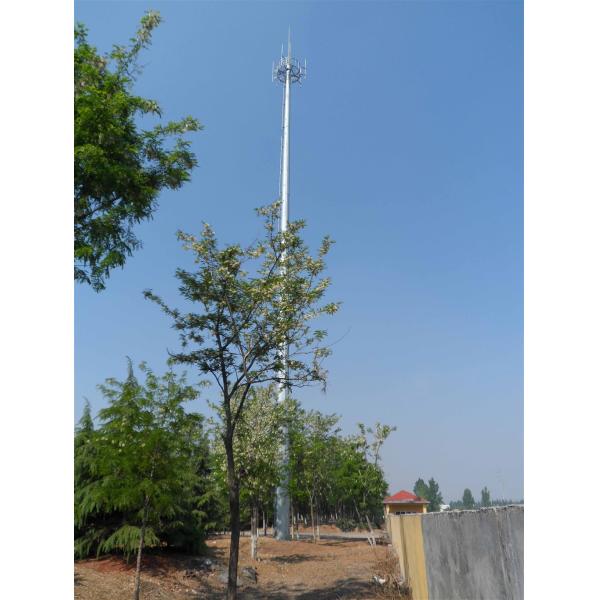 Introduza torres galvanizadas Conial redondas da telecomunicação da conexão para transmitir