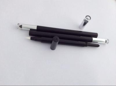 Customize Empty Double Head 2 In 1 Liquid Winged Eyeliner Stamp Pen Tube Eye Liner Packaging Pencil Container
