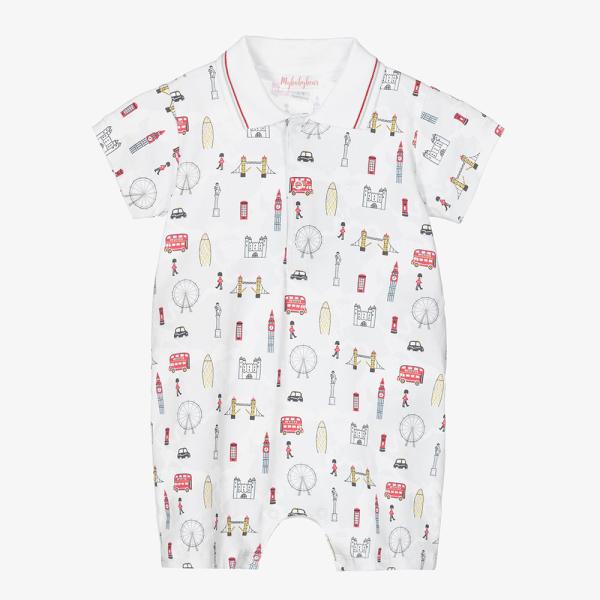 Baby boys summer clothes 100% cotton Polo Collar Baby Romper custom bodysuits Printed Body Suit Baby clothes for Newborn