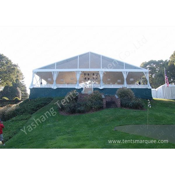 Ultraviolet Resistant Aluminum Outdoor Party Tents Transparent PVC Fabric Cover