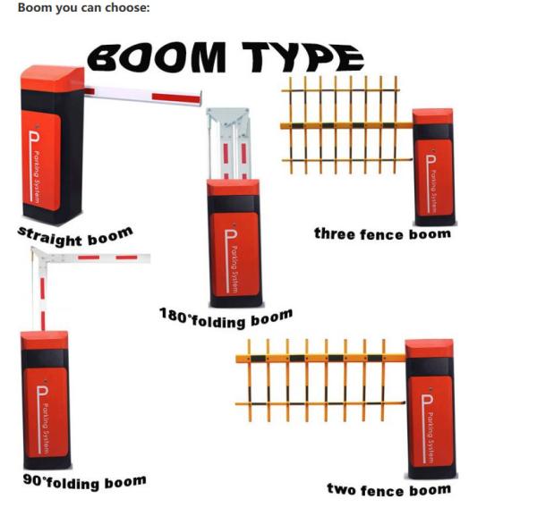 RS485 Traffic Light Input Road Barrier Gate Parking Automatic Boom Barrier