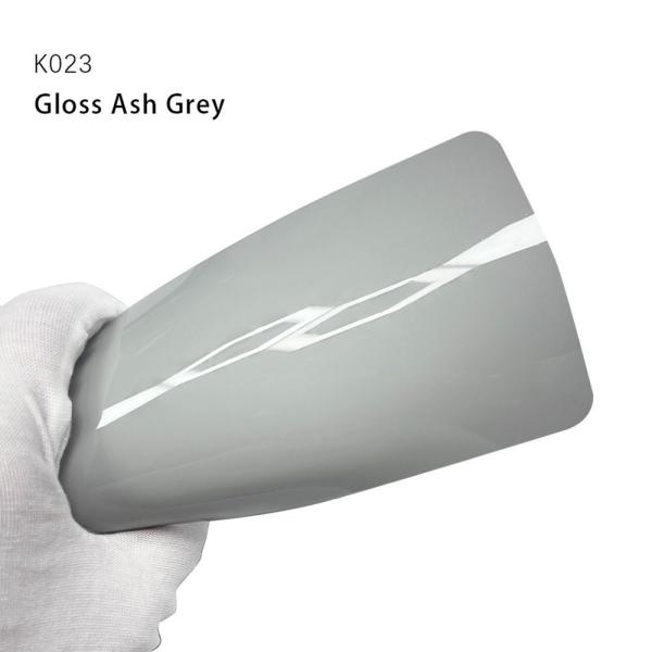 K023 Film de protection de peinture de voiture de couleur TPU gris gris brillant pour emballer la voiture