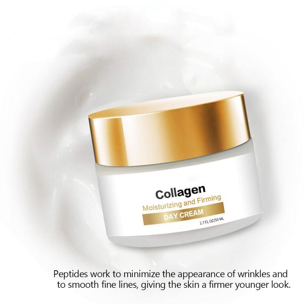 OEM Creme Facial Peptídeos Hidratados Firmamento Dia Noite Colágeno Líquido