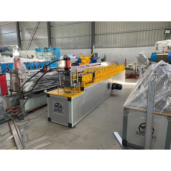 “68mm Rolling Shutter Door Roll Forming Machine Automatic Colombia Market Rolling Shutter Strip Making Machine Galvanized Steel 68mm Rolling Shutter Door Roll Forming Machine Custom Shutter Strip Mak”