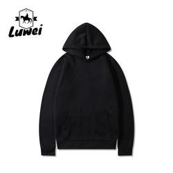 Pesos pesados Felpa Plain Sky Blue Hoodie Blusa de algodão orgânico Pull Over Capuzado Sweatshirt Homens Fleece Jogging
