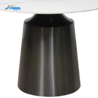 Quadro metálico mesa de cozinha redonda resistente ao fogo com tipo contemporâneo