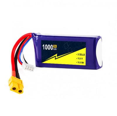 11.1V 3S 1000mah Bateria Lipo 70C-140c Baterias Lipo Para Barcos Rc Com W/XT-60