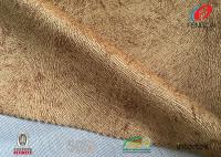 La copie de Tyle de Chinois a écrasé le tissu 300GSM de sofa de velours avec le logo de relief