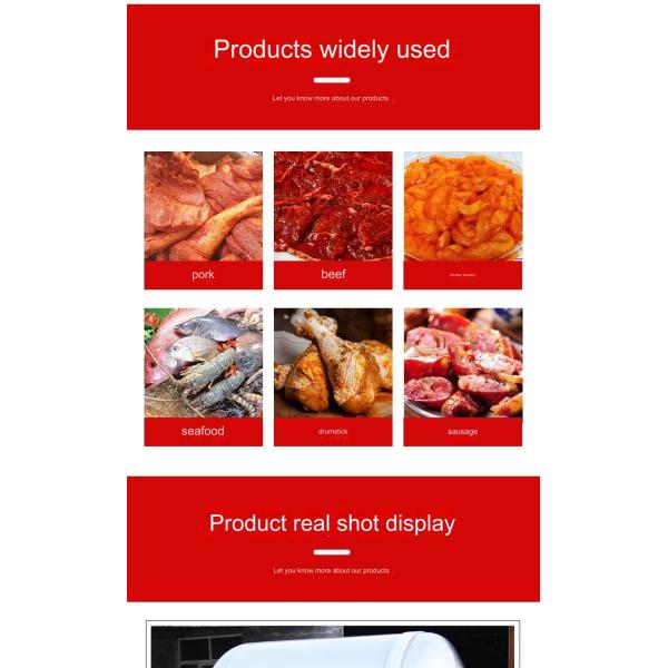 50L/100L/200L Capacity Commercial Vacuum Meat Tumbler Machine for Pork Meat Marinating