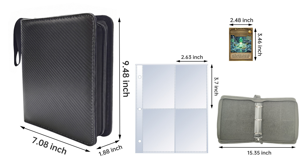 Wholesale Premium 400-Pocket Card Binder for TCG Sports Cards Gaming Brands MTG