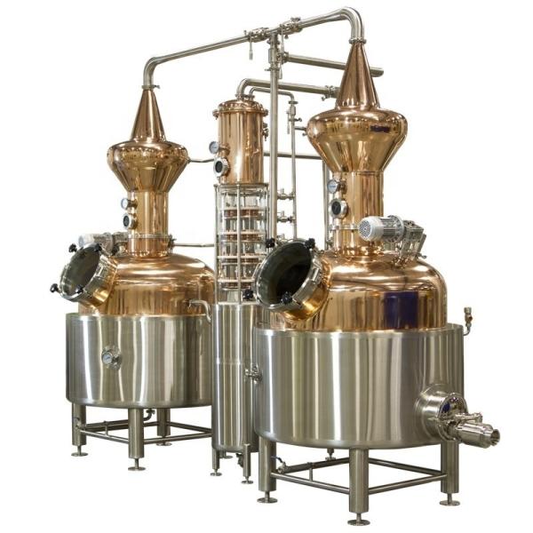 Equipamento de destilação de aço inoxidável de 1000L para produção de etanol de amido de açúcar