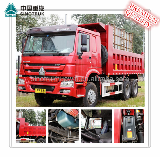 Low Price Sales SINOTRUK HOMAN 4x2 6 Wheeler 8 Ton Mitsubishi Fuso Dump Truck Dimension of good quality