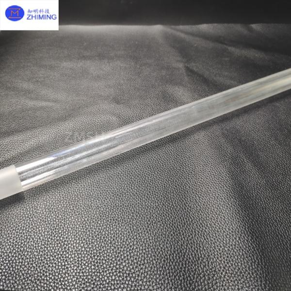 Sapphire Tubes Customized Tubular Components 99.999% Al₂O₃ 80%-90% Transmittance For Endoscopic Catheter